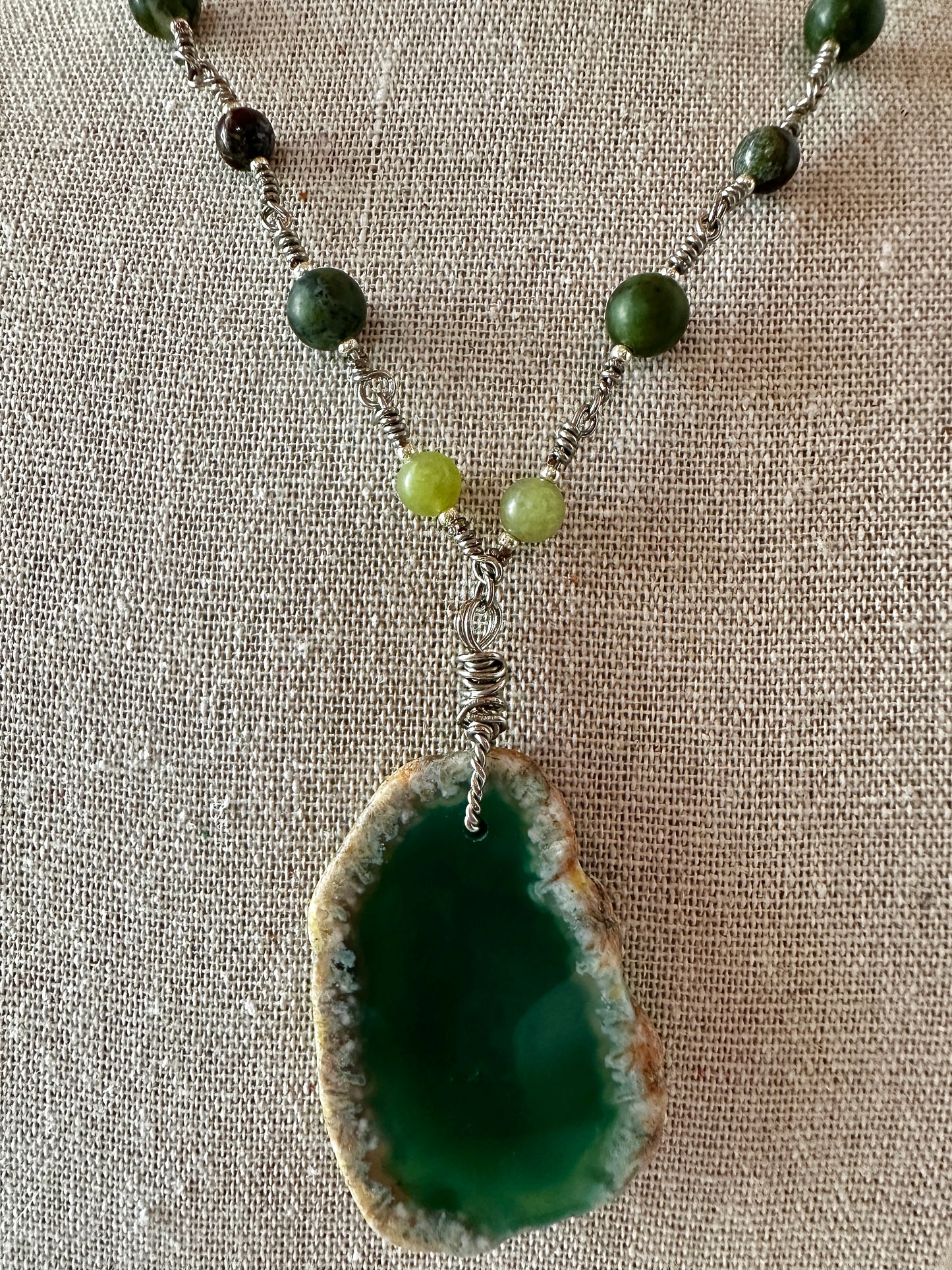 Abundance // Wisdom // Strength // Growth Wire Wrap Necklace
