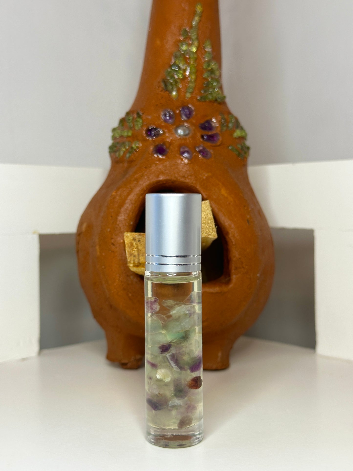 Aura Cleansing Fluorite Essential Oil Roller