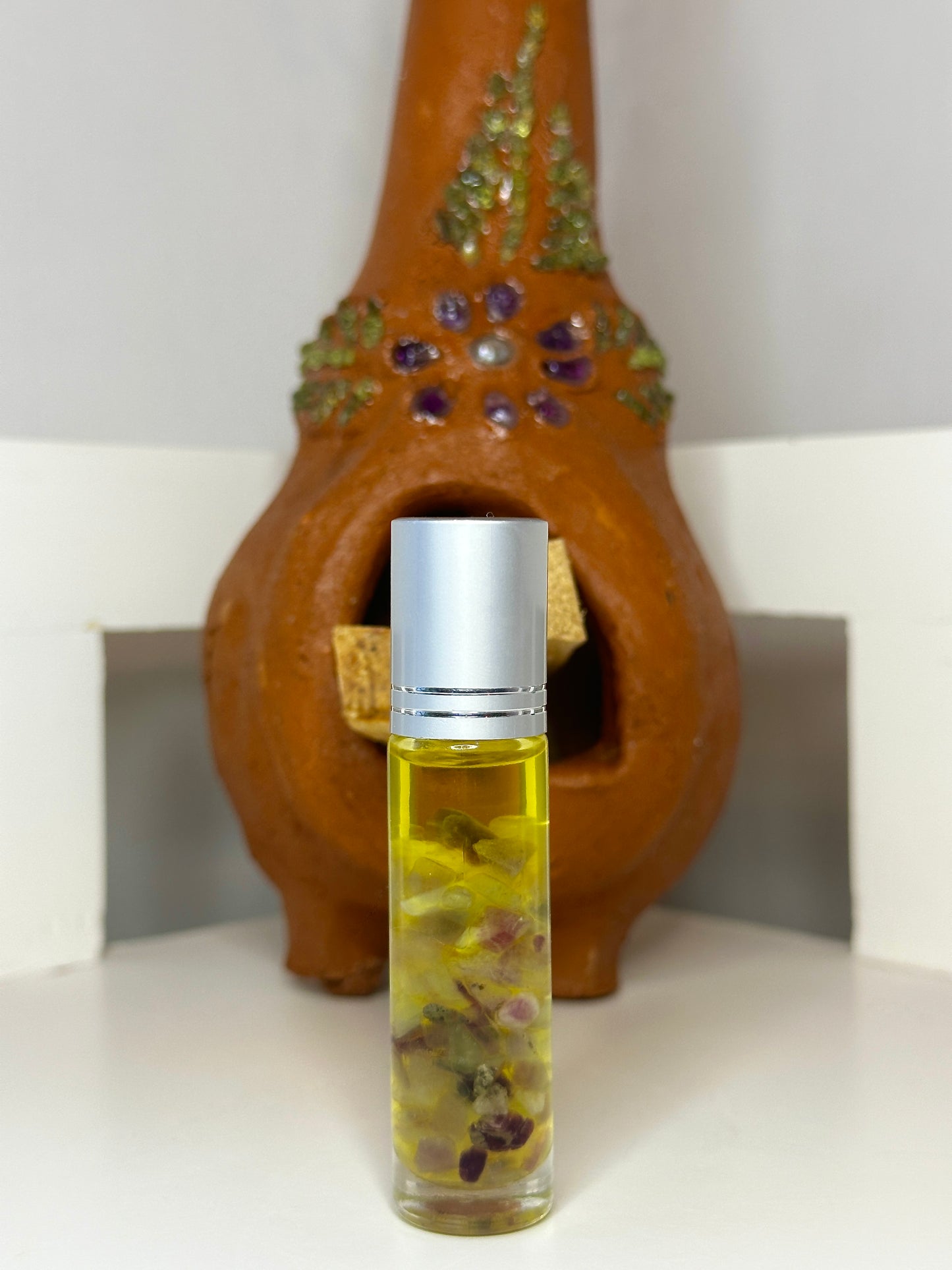 Aura Cleansing Fluorite Essential Oil Roller