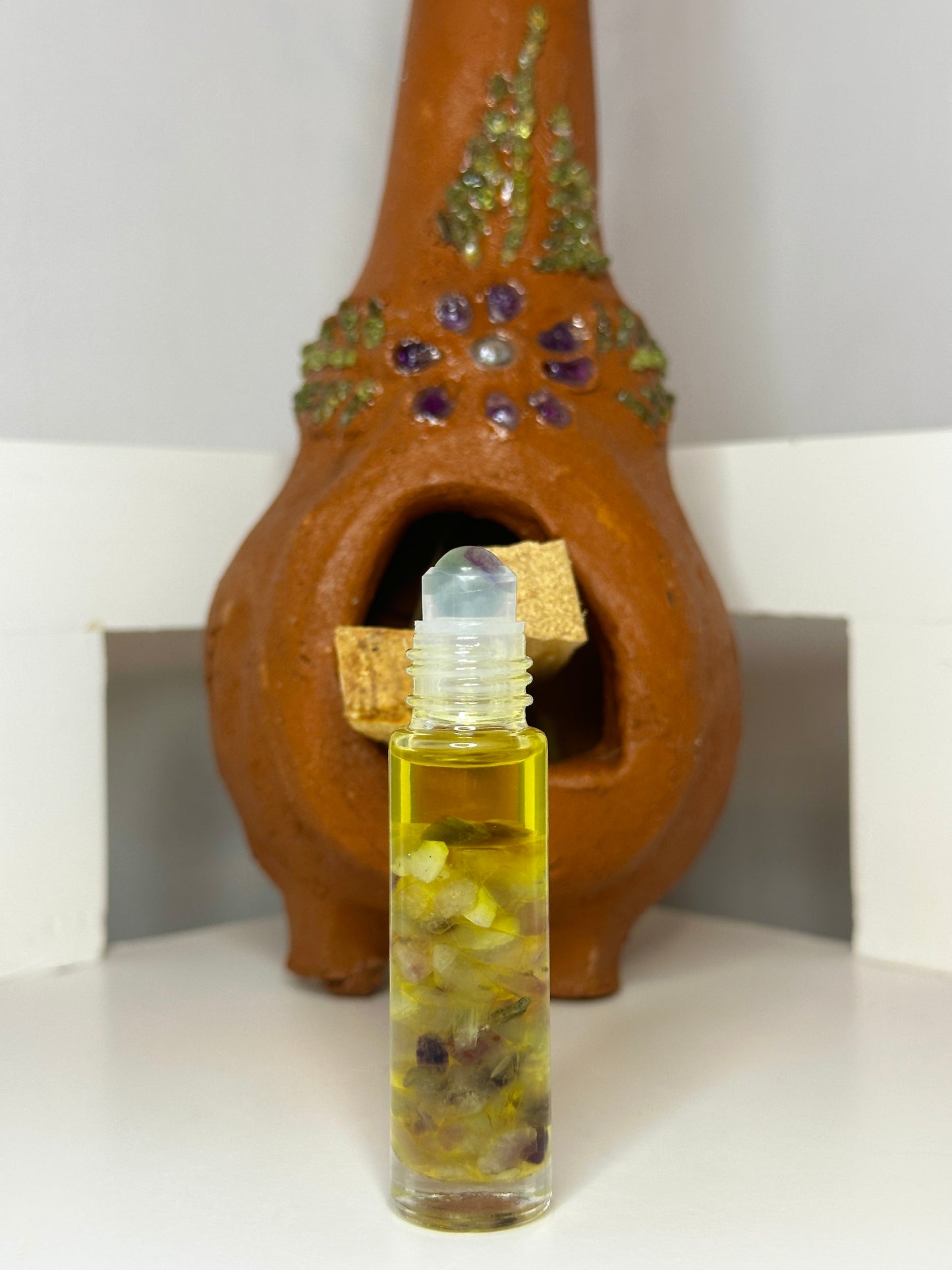 Aura Cleansing Fluorite Essential Oil Roller