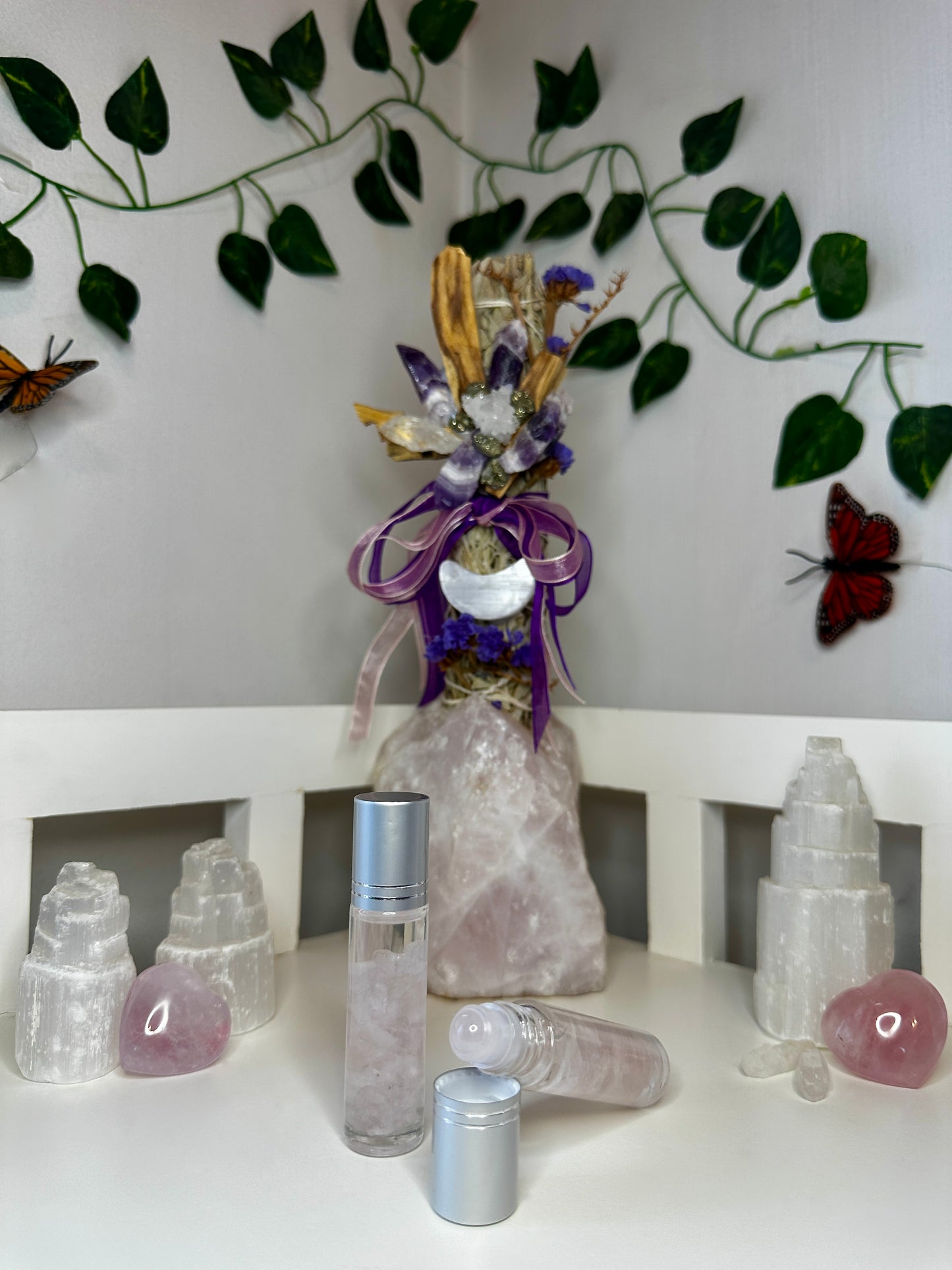 Love Rose Quartz Essential Oil Roller