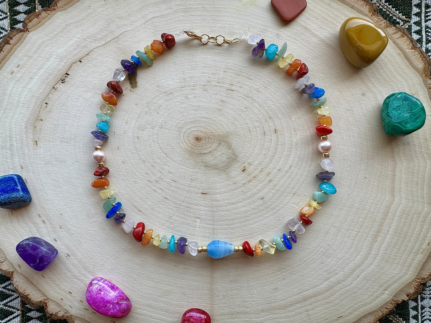 Chakras & Mixed Bead Choker