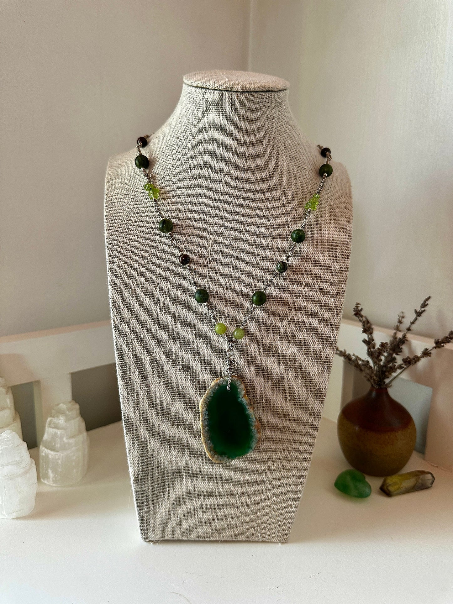 Abundance // Wisdom // Strength // Growth Wire Wrap Necklace