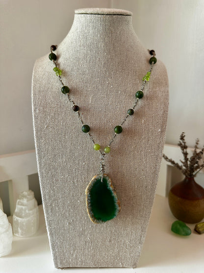 Abundance // Wisdom // Strength // Growth Wire Wrap Necklace
