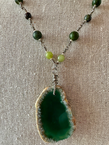 Abundance // Wisdom // Strength // Growth Wire Wrap Necklace