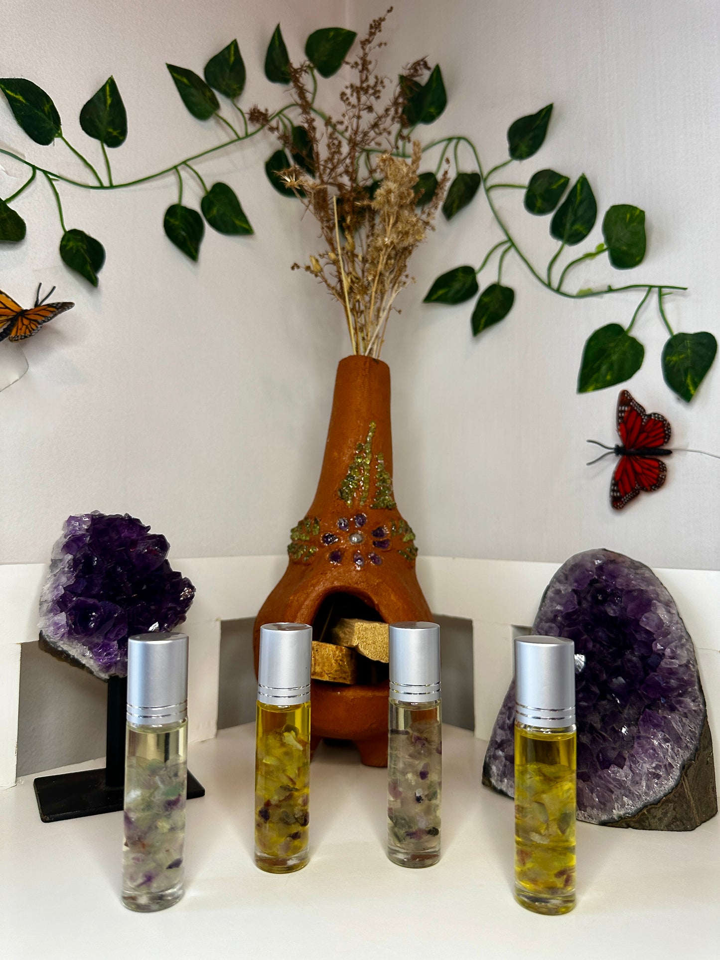 Aura Cleansing Fluorite Essential Oil Roller