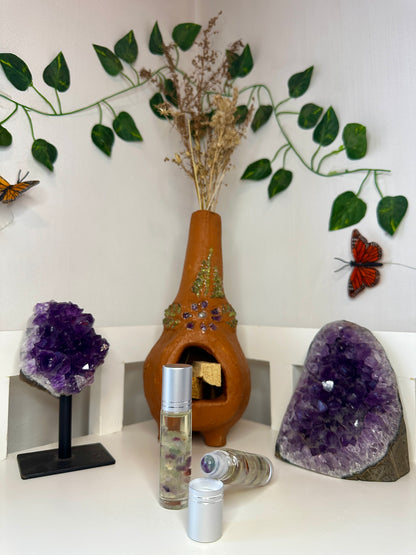 Aura Cleansing Fluorite Essential Oil Roller
