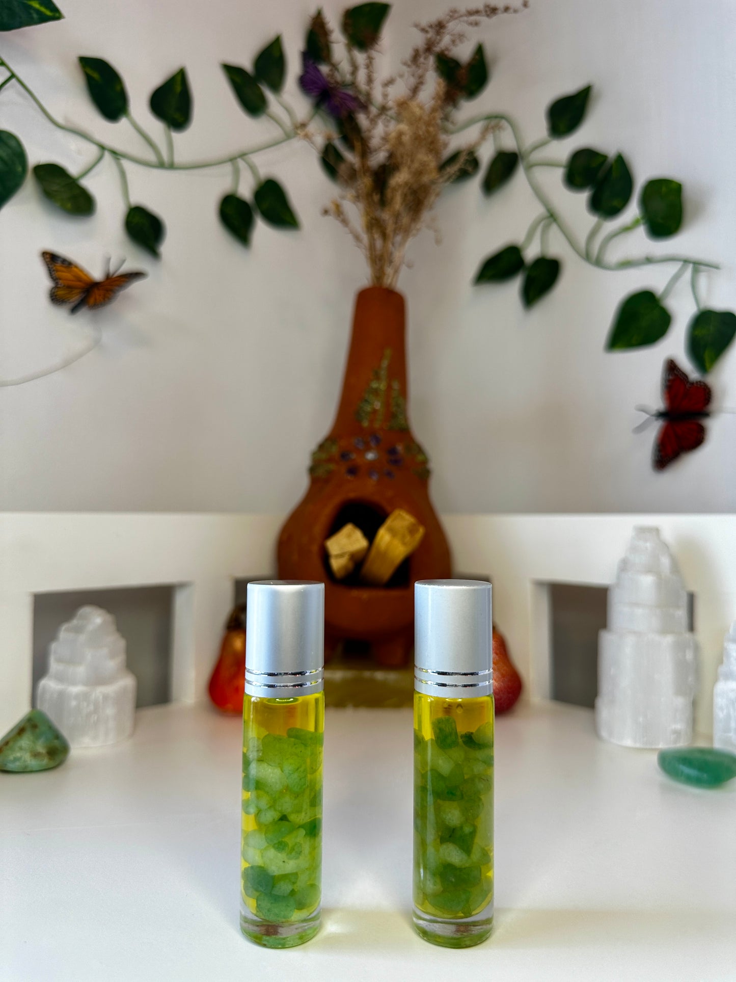 Prosperity Green Aventurine Essential Oil Roller