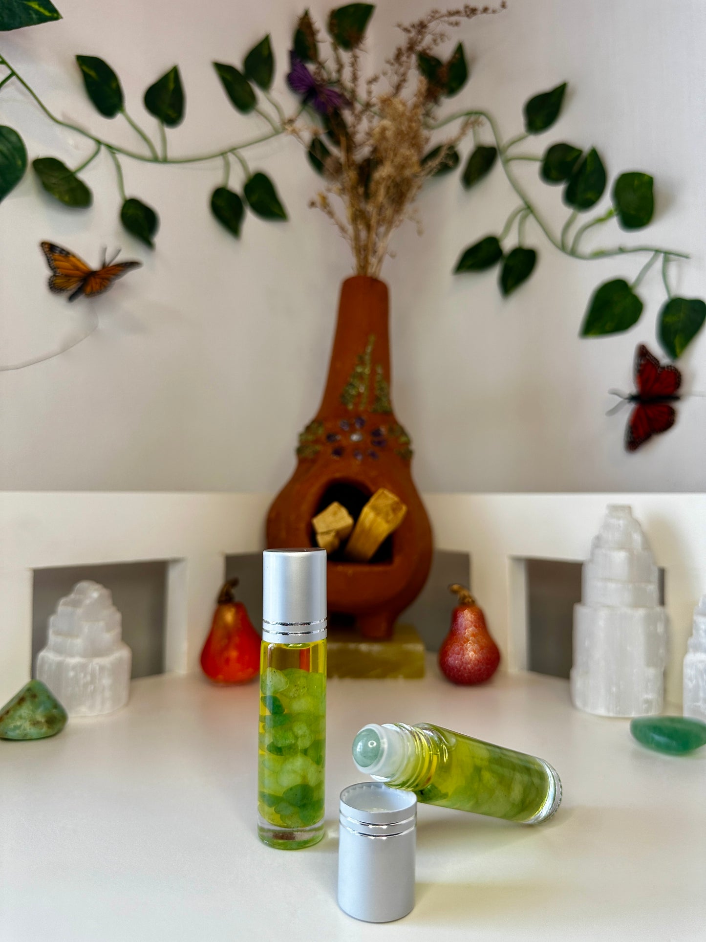 Prosperity Green Aventurine Essential Oil Roller