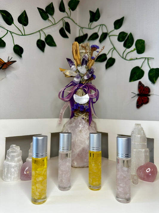 Love Rose Quartz Essential Oil Roller
