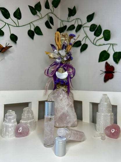 Love Rose Quartz Essential Oil Roller