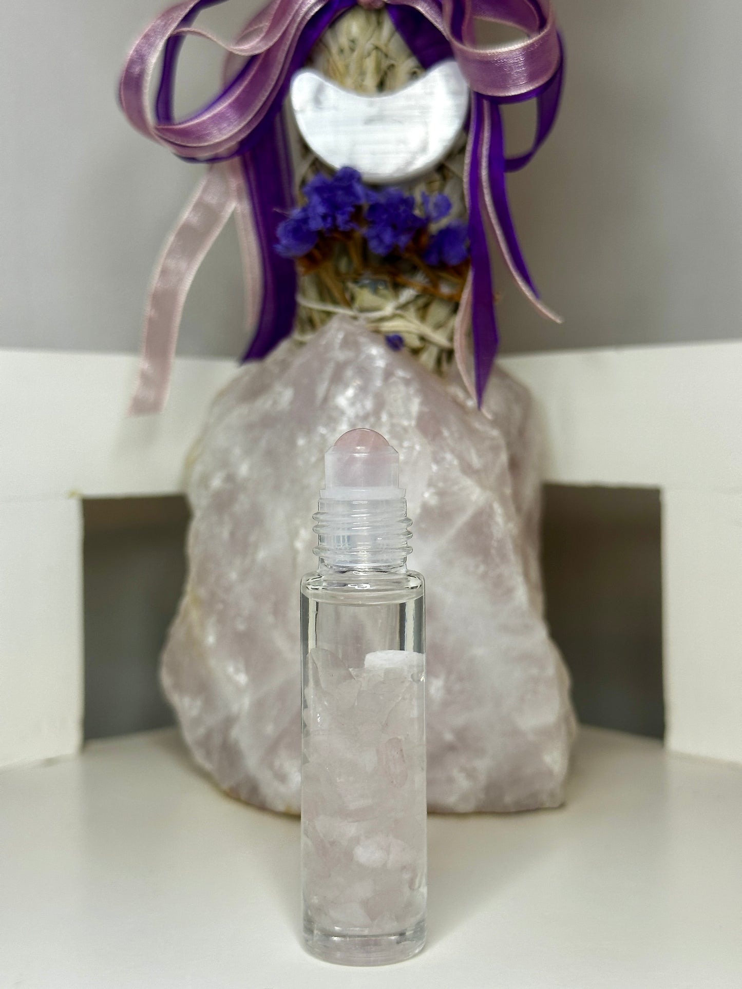 Love Rose Quartz Essential Oil Roller