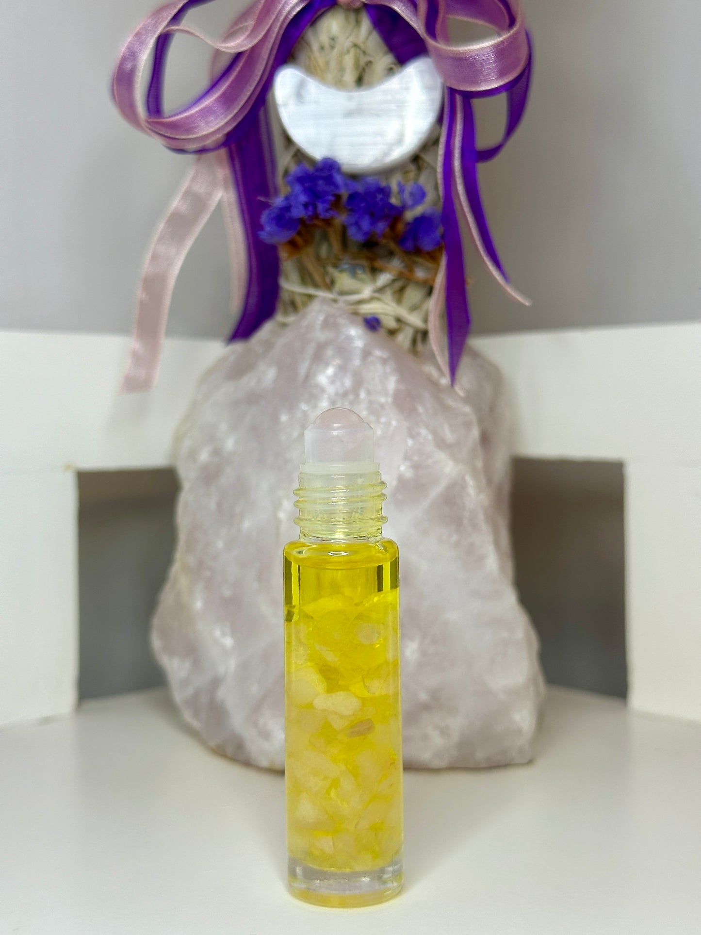 Love Rose Quartz Essential Oil Roller