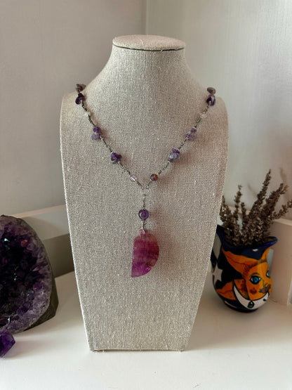 Aura-Cleansing // Balance // Compassion // Love Wire Wrap Necklace