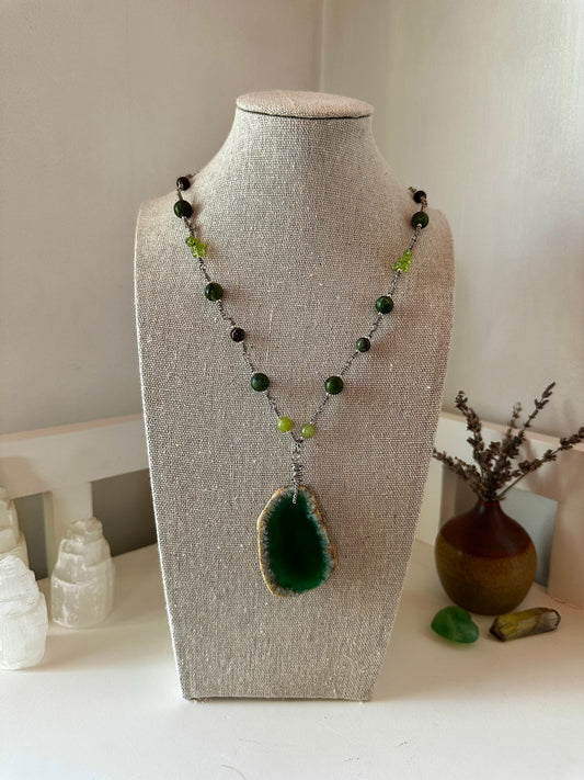 Abundance // Wisdom // Strength // Growth Wire Wrap Necklace
