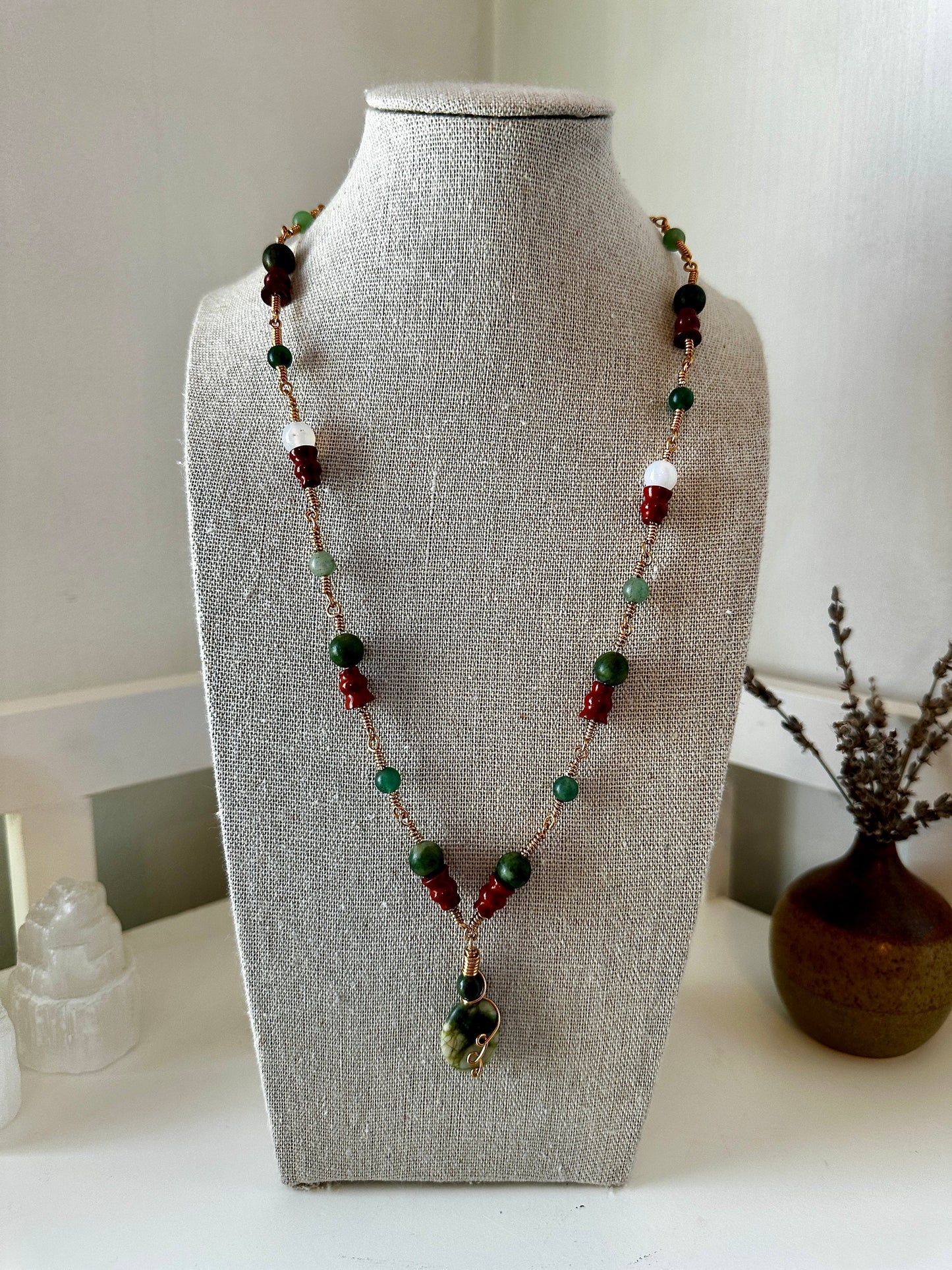 Empathy // Self Love // Courage // Independence // Perspective Wire Wrap Necklace