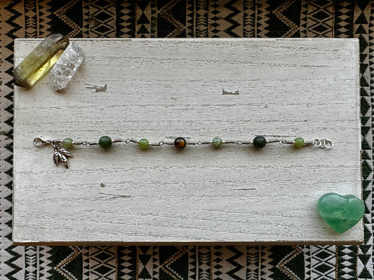 Wisdom & Grounding Wire Wrap Bracelet